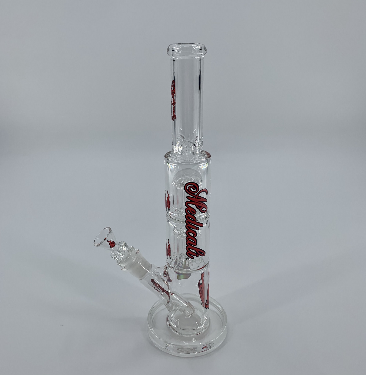 Medicali Double Stack 8-Arm Tree Perc Straight Tube (13")