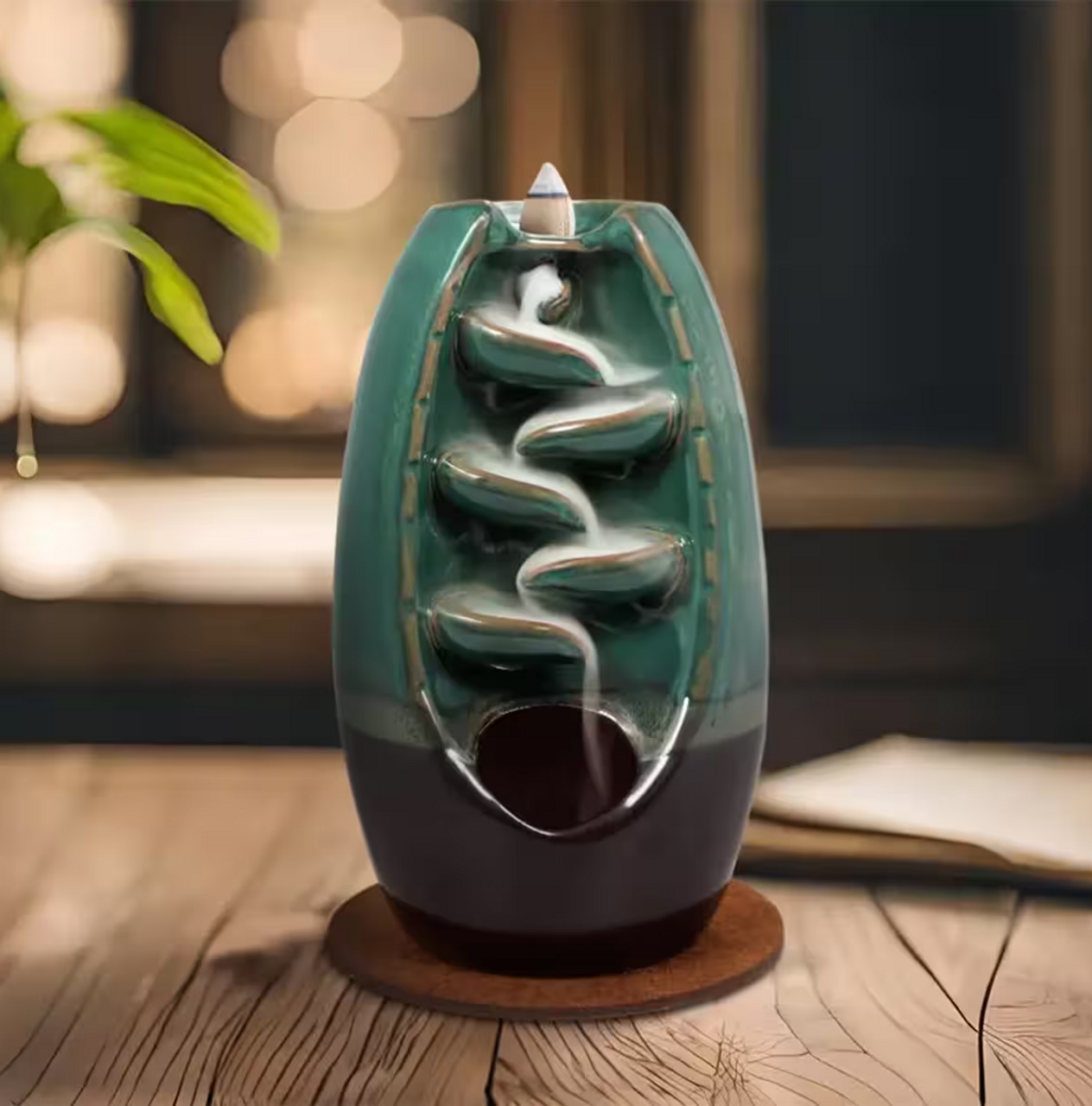 Cascading Waterfall Incense Burner