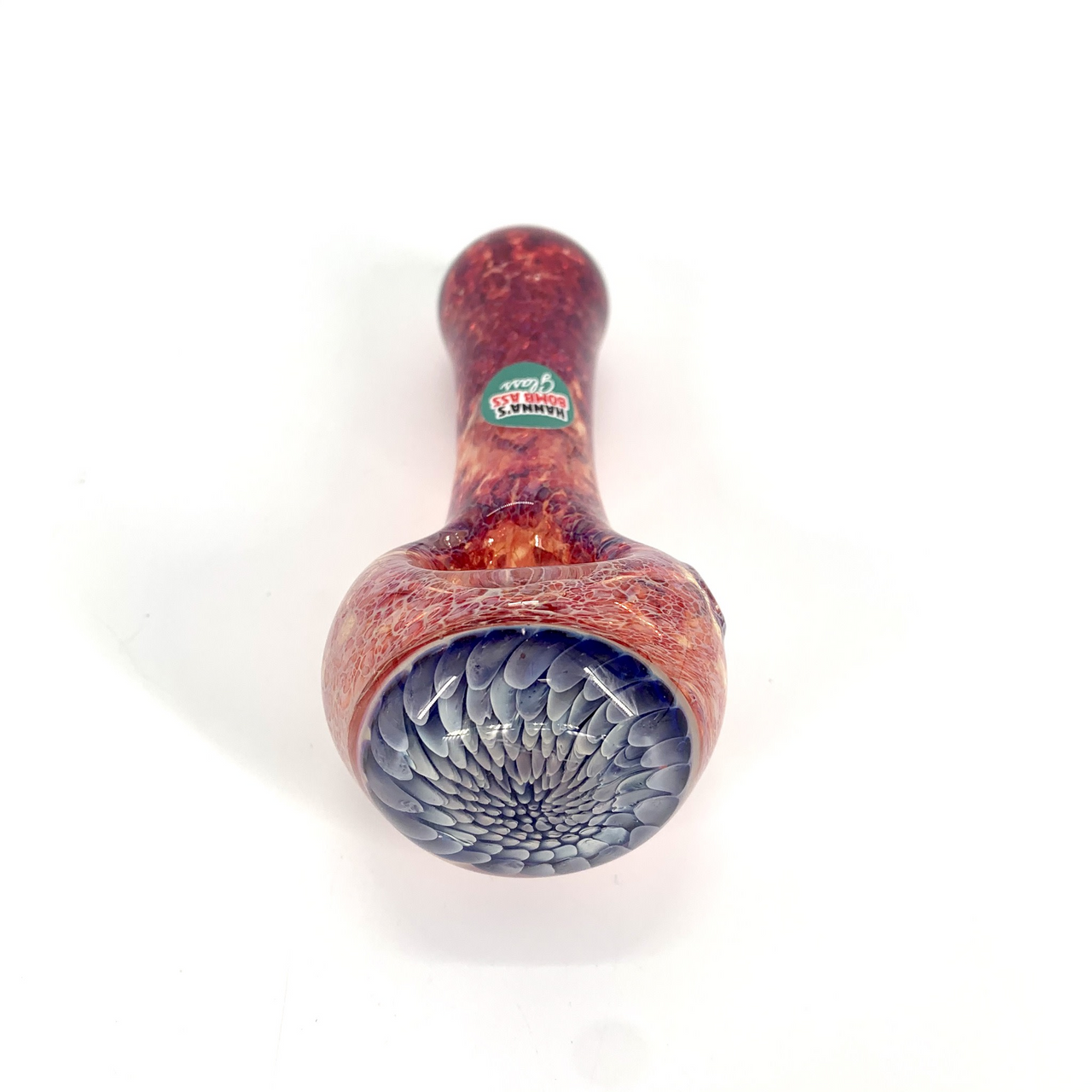 Frit Flower End Hand Pipe (4.5")