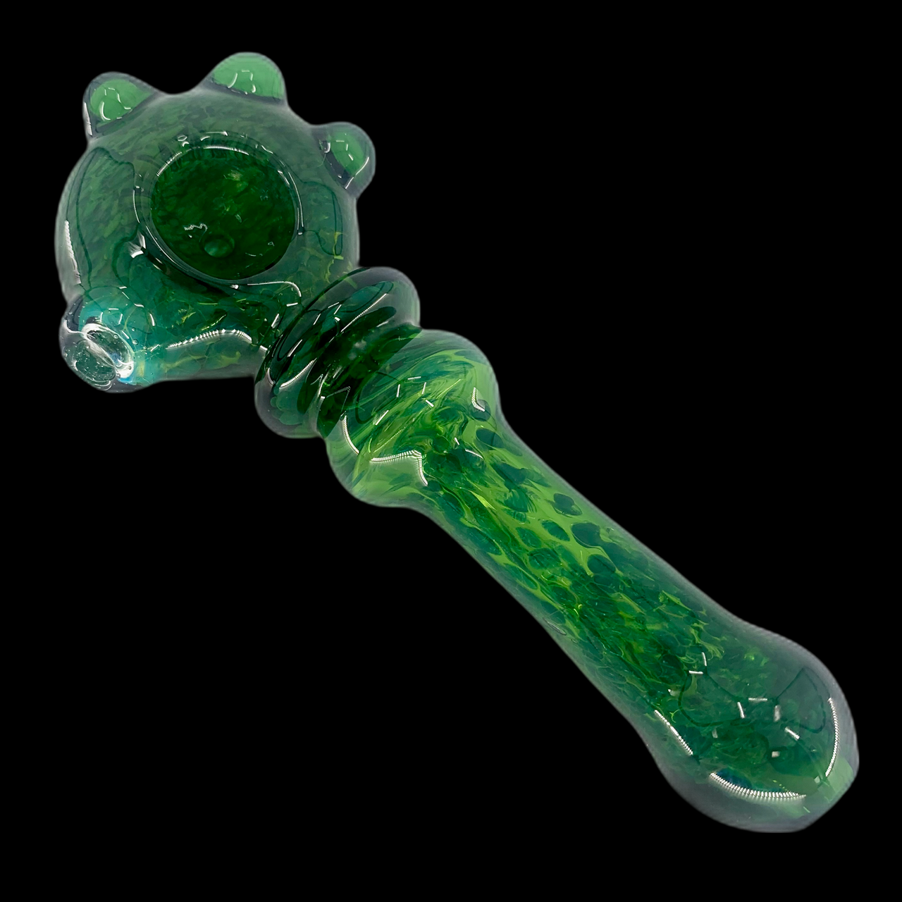 Green Fancy Hand Pipe (4.5")