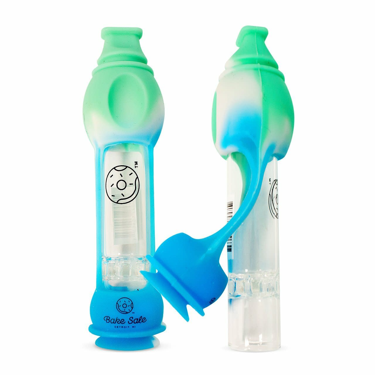 Beamer Bake Sale Glass and Silicone Multi Hitter Bat (4.5")