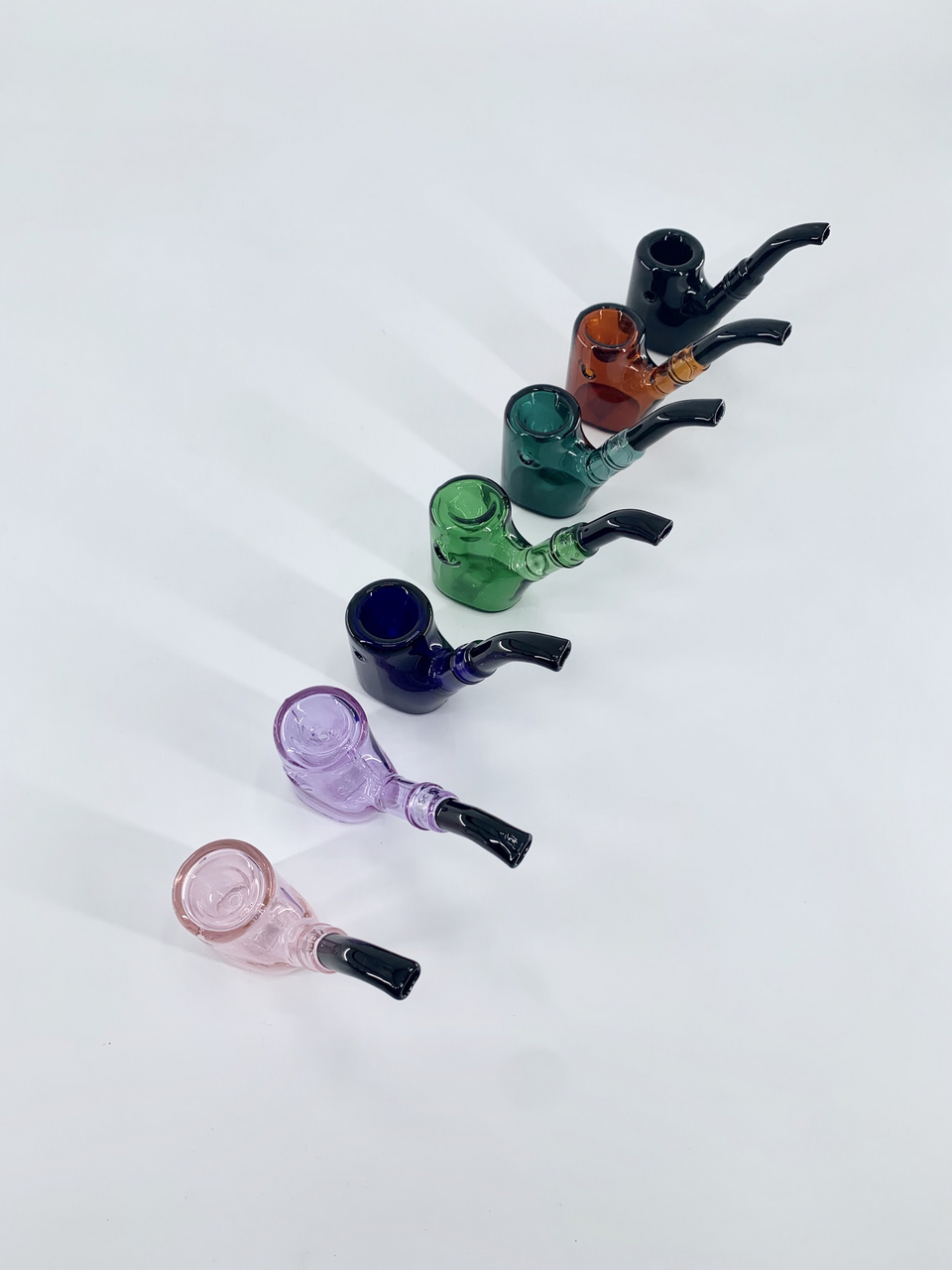 Uber Glass Hammer Sherlock Pipe (5") Assorted Colors