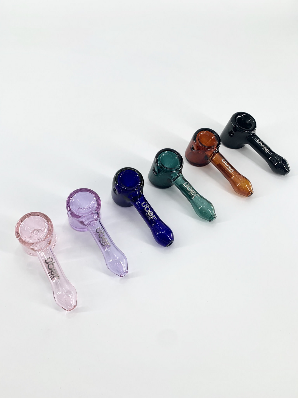 Uber Glass Hammer Sherlock Pipe (4") Assorted Colors