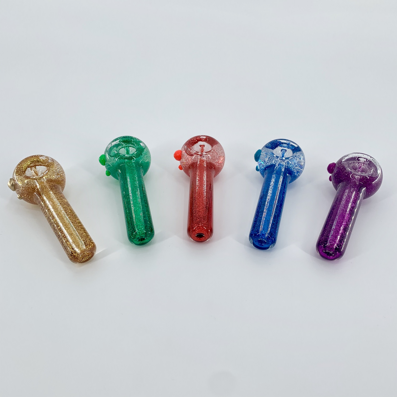 The Crush Glass: Sparkle Glitter Etch A Sketch Hand Pipes (5")