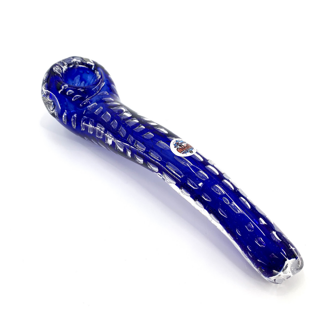 The Crush Glass: Bubble Trap Sherlock Hand Pipe (6.25")