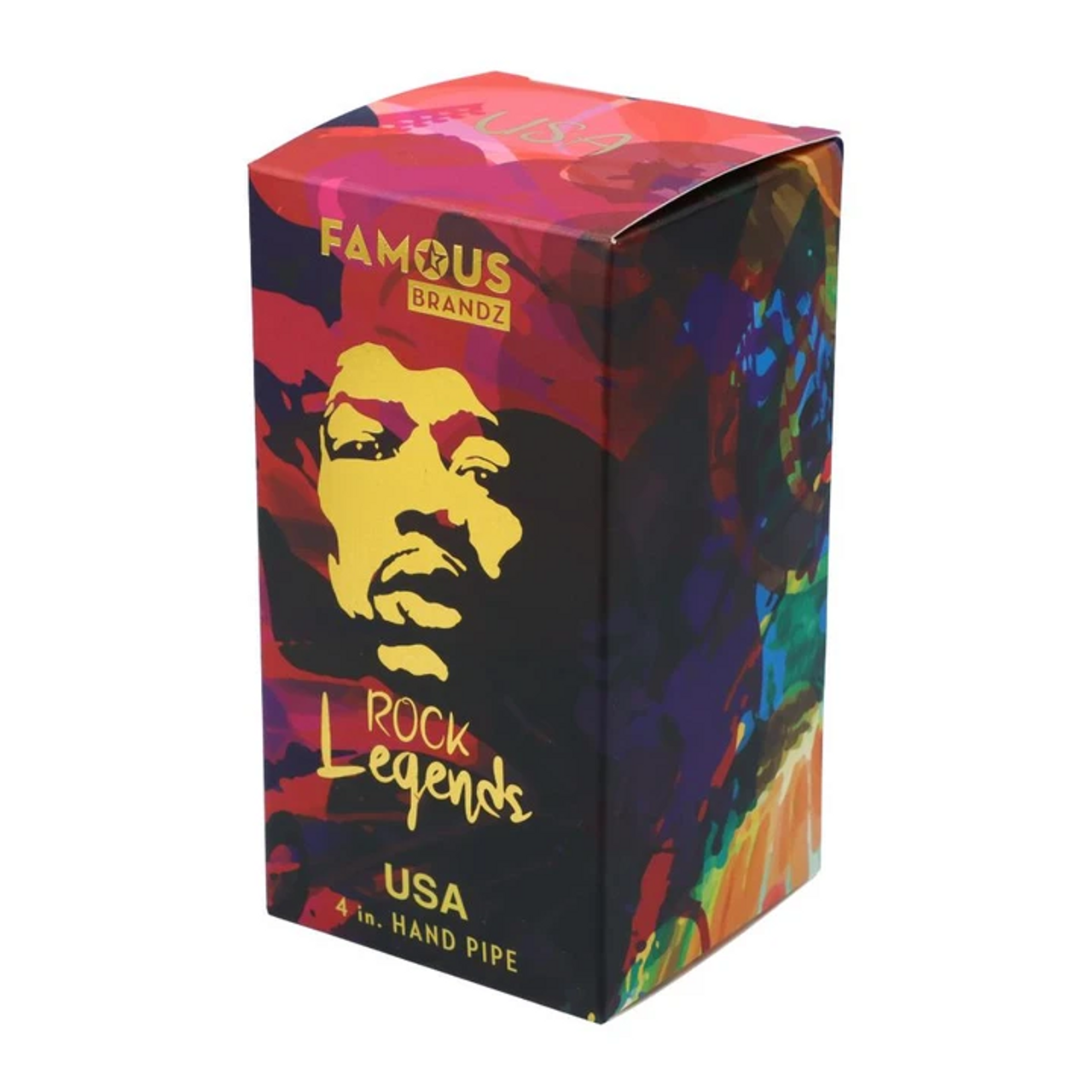 Famous Brandz: Rock Legends Jimi USA Spoon Hand Pipe (4")
