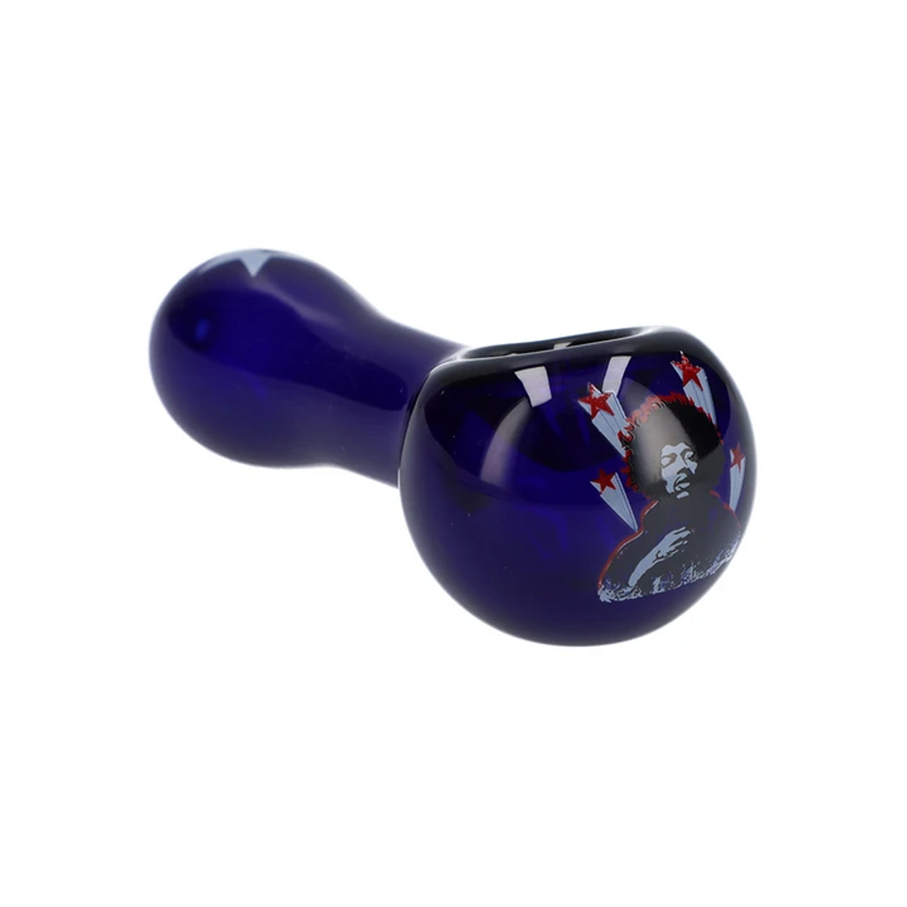 Famous Brandz: Rock Legends Jimi Star Spoon Hand Pipe (4")