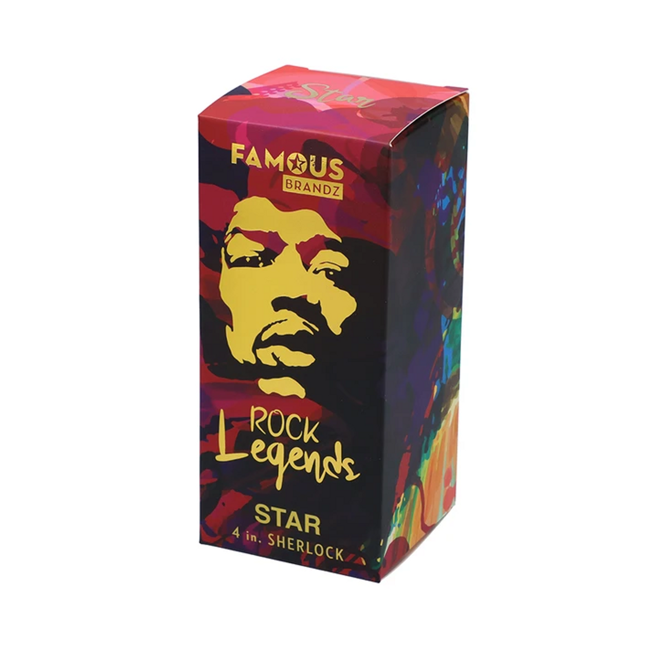 Famous Brandz: Rock Legends Jimi Star Sherlock Pipe (4")