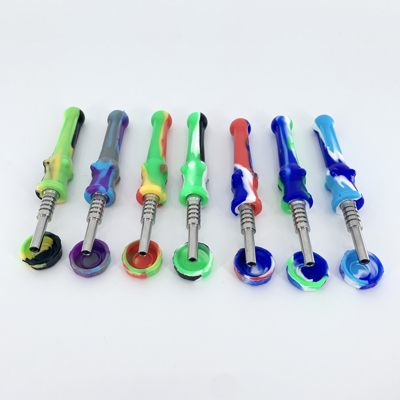 Silicone Nectar Collector With Glass Water Filter