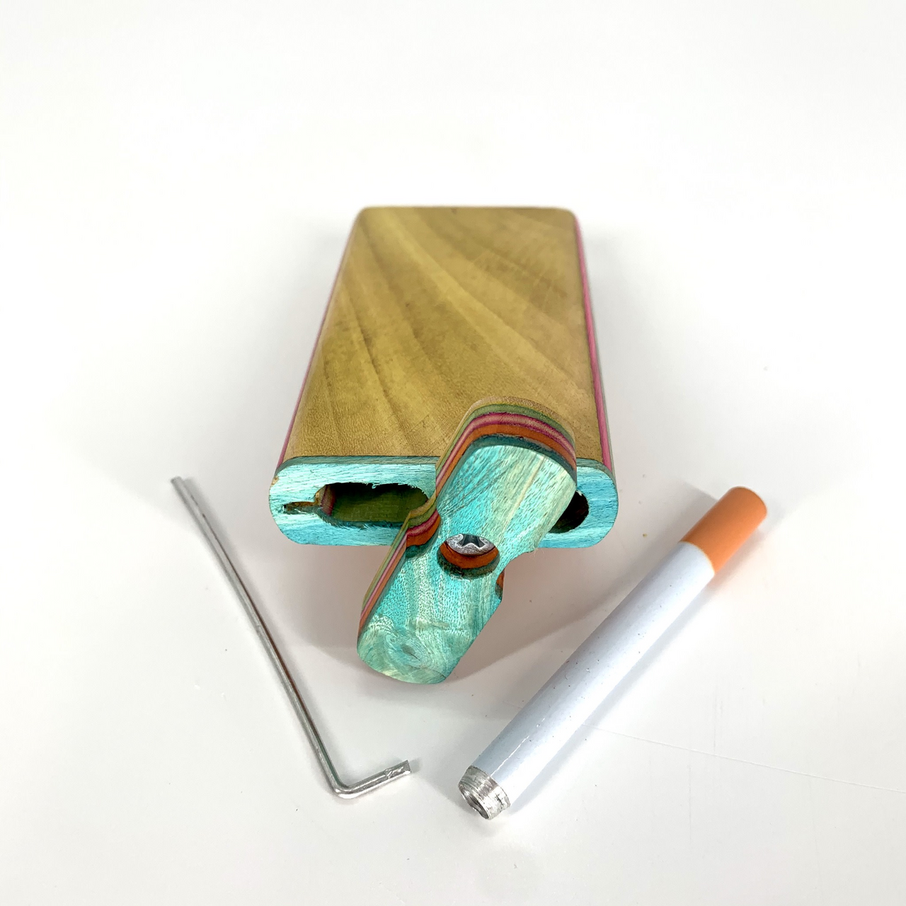 Multicolor Wood Grain Dugout Box (4")