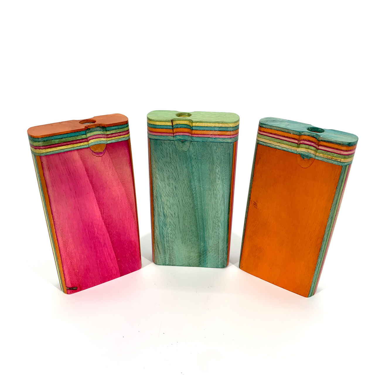 Multicolor Wood Grain Dugout Box (4")