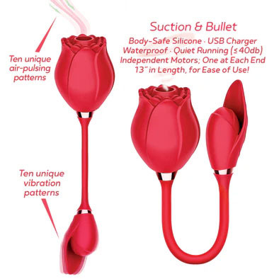 Wild Rose Suction and Bullet - Red