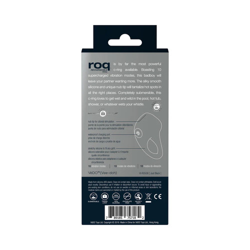 Roq Rechargeable Ring - Just Black