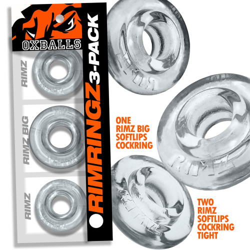 RimringzMulti Size 3 Pack- Clear