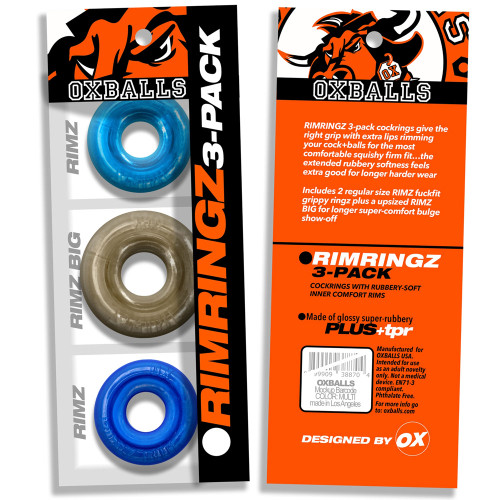 RimringzMulti Size 3 Pack- Cool Blues