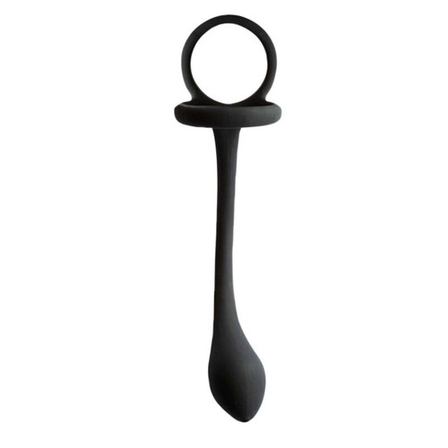 My Cockring Cring With Buttplug - Black