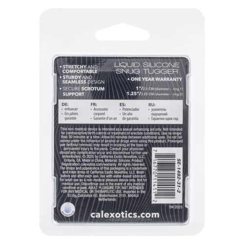 Alpha Liquid Silicone Snug Tugger - Black