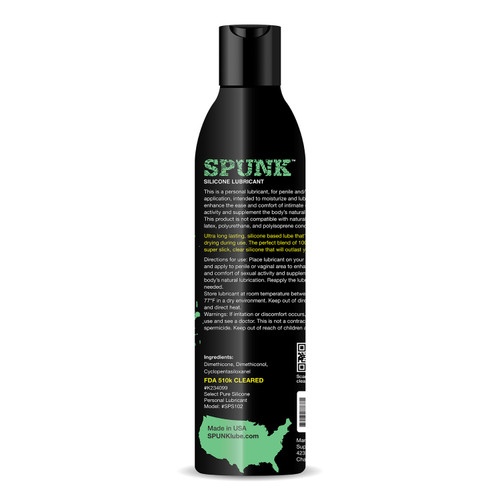 Spunk Lube Pure Silicone Cap 4 Fl Oz
