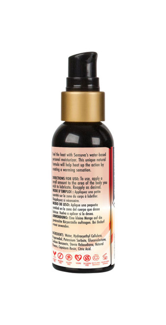 Heat Wave Natural Water-Based Warming Lubricant 2oz
