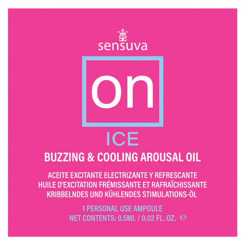 On Ice Buzzing & Cooling Female Arousal Oil - 0.01 Oz. Ampoule