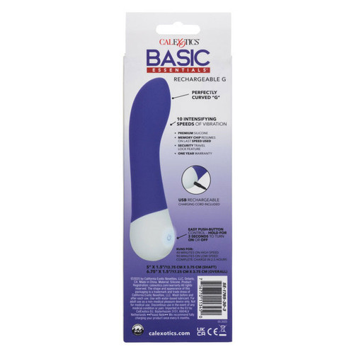 Basic Essentials Rechargeable G - Purple
