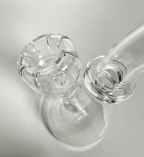 Premium Mini Glass Beaker Bong – Portable Pocket Water Pipe (5")