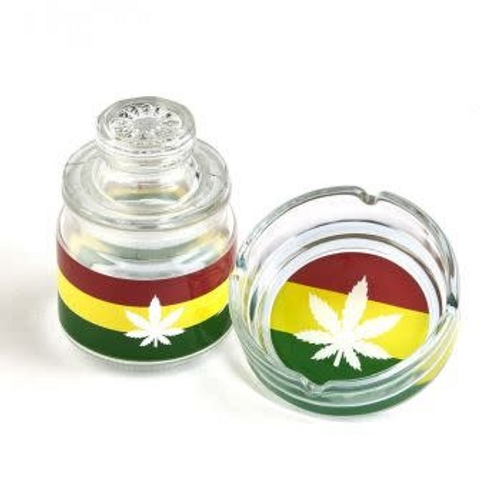 Stash Jar & Ashtray Set