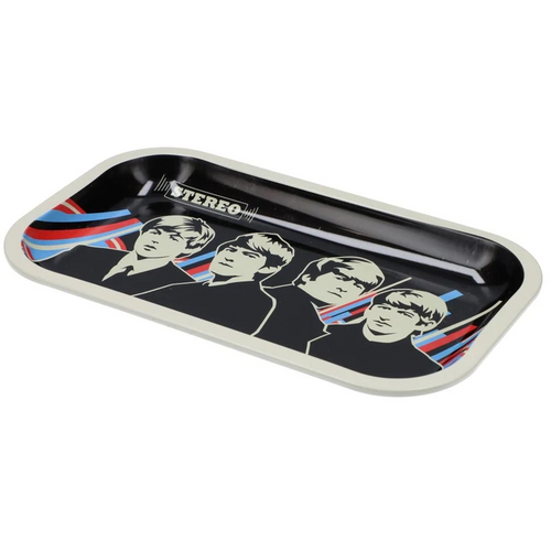 Famous Brandz: Rock Legends Fab 4 Metal Rolling Tray