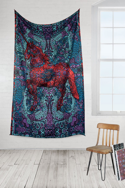 Unicorn 3-D Tapestry (60"x90")