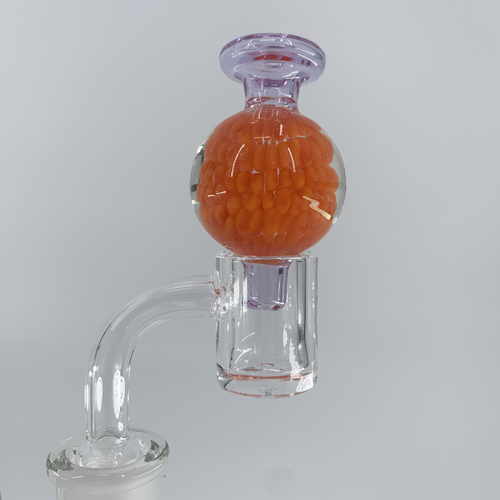 3D Cobblestone Ball Carb Cap - Asst Colors