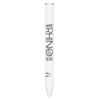 White Rhino Glass Dab Straw