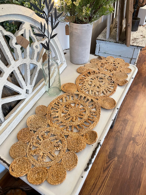 Woven Jute Table Runner