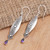 Amethyst and Sterling Silver Dangle Earrings from Bali 'In Defense of Hope'