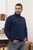 Indigo Men's 100 Alpaca Pullover Sweater from Peru 'Peruvian Indigo'