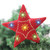 Embellished Felt Wool Holiday Tree Topper 'Light the Way'