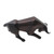 Artisan Crafted Cement Bull Statuette 'Determined'