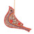 Handcrafted Beaded Bird Ornaments Set of 4 'Birds of Bollywood'