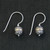 Sterling Silver and Gold Accent Dangle Earrings 'Lampion'