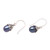 Cultured Pearl Dangle Earrings in Peacock from Bali 'Mermaid Teardrops in Peacock'
