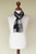 Hand Crafted Men's Alpaca Wool Patterned Scarf 'Gray Squared'