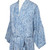 Men's Unique Cotton Robe 'Blue Baskets'