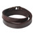 Leather wrap bracelet 'Enigma in Brown'