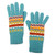 Artisan Crafted Alpaca Wool Patterned Gloves 'Ancash Fantasy'
