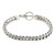 Men's Handmade Sterling Silver Chain Bracelet 'Flow'