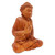 Indonesian Wood Sculpture 'Buddha'