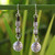 Hill Tribe Silver Dangle Earrings from Thailand 'Hill Tribe Stories'