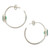 Modern Minimalist Green Onyx Earrings 'Contemporary Green'