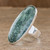 Sterling Silver Jade Cocktail Ring 'Sixth Star'