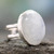 Rainbow Moonstone Cocktail Ring Artisan Silver Jewelry 'Radiant Light'