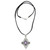 Handcrafted Floral Pearl and Amethyst Silver Necklace 'Frangipani Queen'